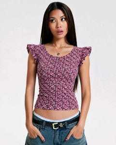 Stylish Printed Cropped Top