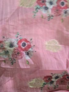 Pink Floral Lehenga Choli Set