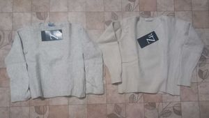 Zara Knit Sweaters - Beige Bundle