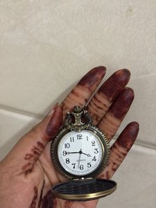 Vintage Pocket Watch Keychain