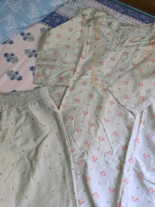 Floral Print Kurta Set