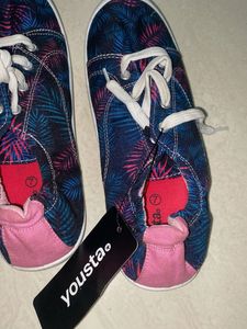 YOUSta Slip-On Canvas Shoes - Tropical Print