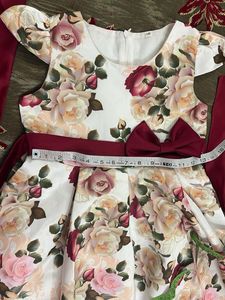 Floral Print Party Dress