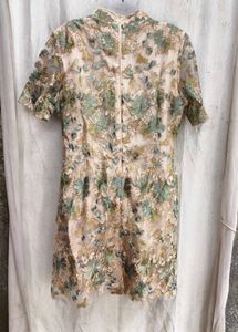 11238. Elegant Floral Embroidered Cheongsam Dress