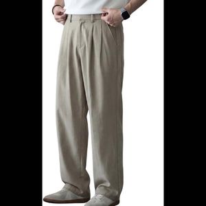 khaki men’s formal pants