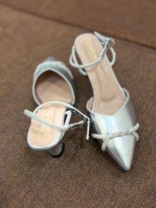 Sparkling Silver Heels