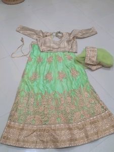 Grand Green lehenga