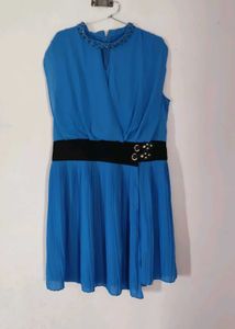 Blue Embellished Dress