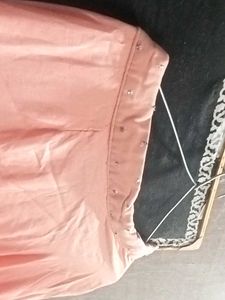 Peach Colored Ethnic Skirt