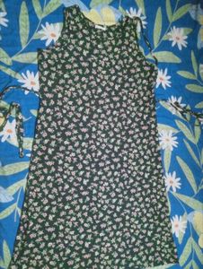 Floral Print Sleeveless Mini Dress