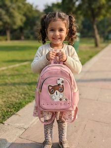 Cute Pink Cat Backpack for Kids
