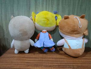 Plush Toy Set - Cartoon Characters