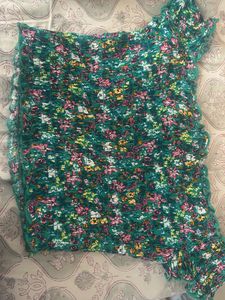 Floral Smocked Off-Shoulder Top