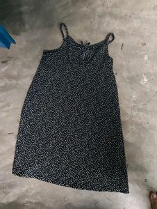 Black & White Polka Dot Mini Dress