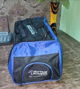 Blue Anytime Fitness Gym Bag