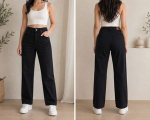 Dolce Crudo Black Denim Jeans