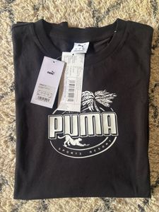 Puma Black Graphic T-Shirt
