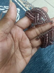 Beaded Bangle Bracelet 2 piece