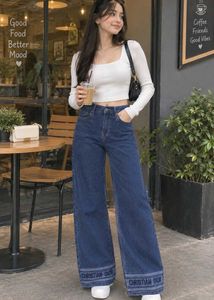 NAVY BLUE WIDE LEG JEANS 💙