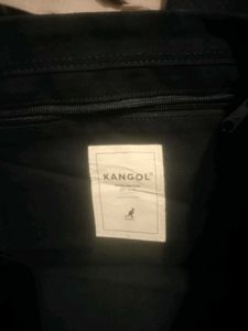 Kangol Black Canvas Sling Bag