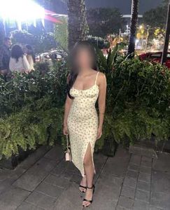 Floral Slit Bodycon Dress