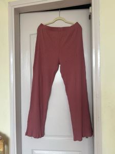 ProEarth Ribbed Lounge Pants – Dusty Rose