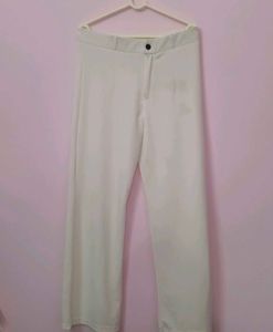 Creamy white  Wide Leg Trousers