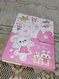 Cute Bunny Diary with Lock