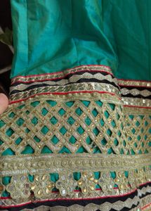 Beautiful Teal Lehenga Skirt