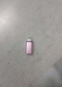 Rose Gold Lightning Adapter