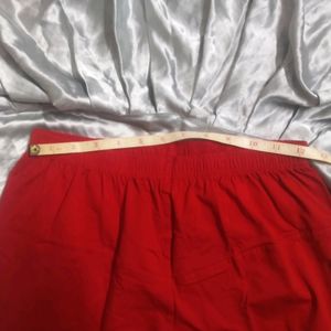 Stretchable Red Leggings