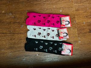 Pair Of 3 Printed Ladies Socks