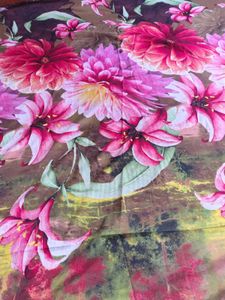 Vibrant Floral Bed Sheet