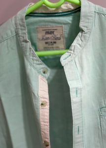 Men's Light Blue Collared Shirt