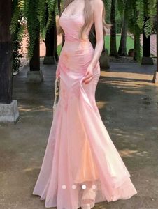 Elegant Pink Floral Maxi Dress
