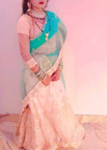 beautiful heavy lahenga kurti set