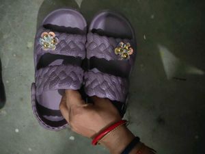 Cute Purple Flower Sandals