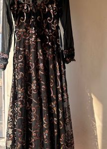 Sparkling Black Sequin Dress
