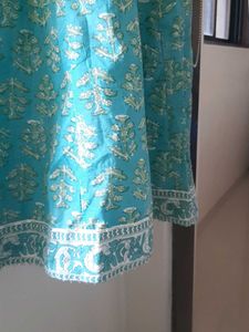 3 XL Flower Printed Anarkali Kurta