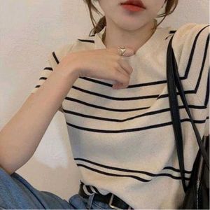 Chic Striped Knit Top
