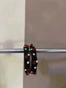 Embellished Rose Bangles