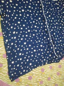Star Print Sleep Shirt