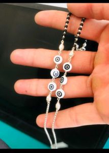 Pure silver Evil Eye Payal/ Anklet