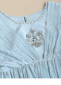 Elegant Blue One pc with belt L