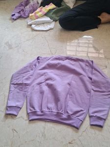 Lavender Crewneck Sweatshirt