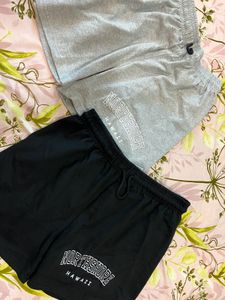 Grey & Black Shorts combo🔥
