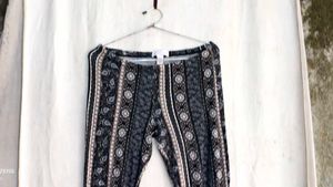 Boho Print Bell Bottom Pants