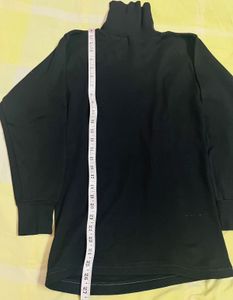 Classic Black Turtleneck Top  for women an