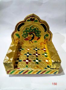 Beautiful Ladoo Gopal Throne Bed Krishna