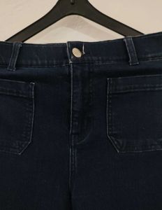 Dark Wash Wide Leg Jeans